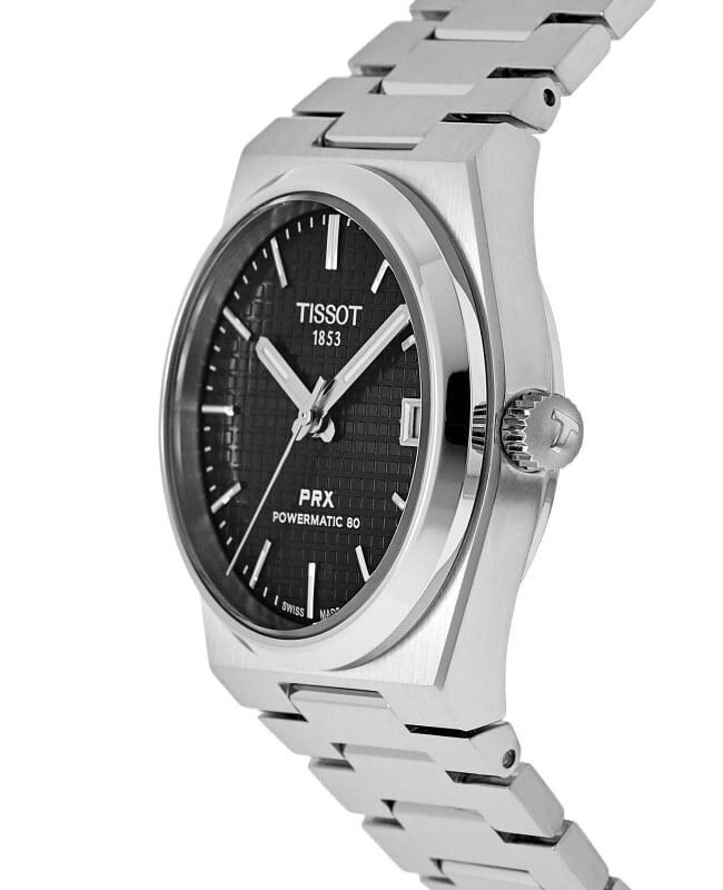Tissot PRX T - Classic Powermatic 80 Black Dial Automatic T137.207.11.051.00 100M Unisex Watch - Prestige Stones