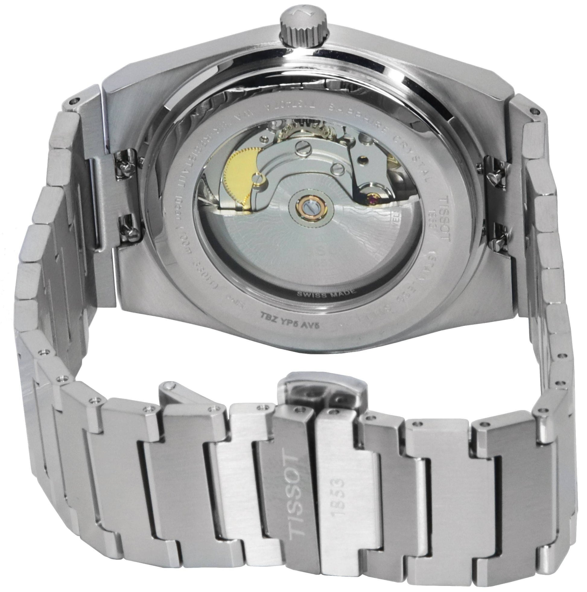 Tissot PRX T - Classic Powermatic 80 Stainless Steel Blue Dial T137.407.11.041.00 T1374071104100 100M Men's Watch - Prestige Stones