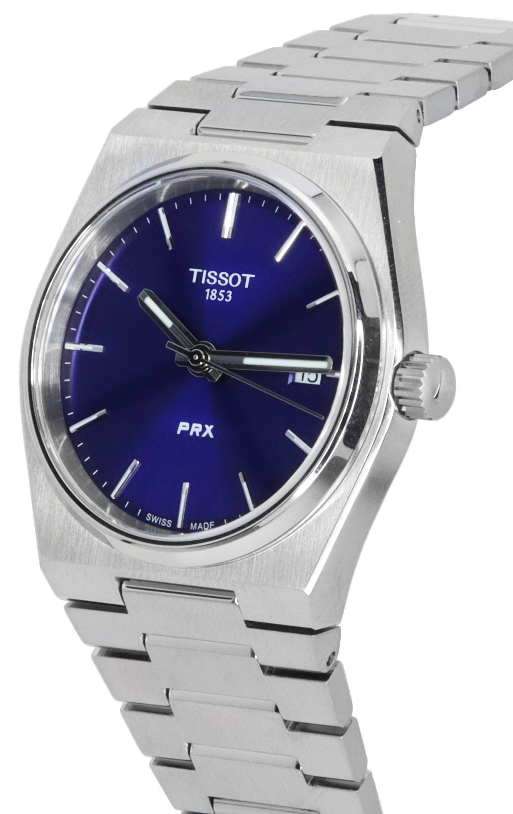 Tissot PRX T - Classic Stainless Steel Blue Dial Quartz T137.210.11.041.00 T1372101104100 100M Unisex Watch - Prestige Stones