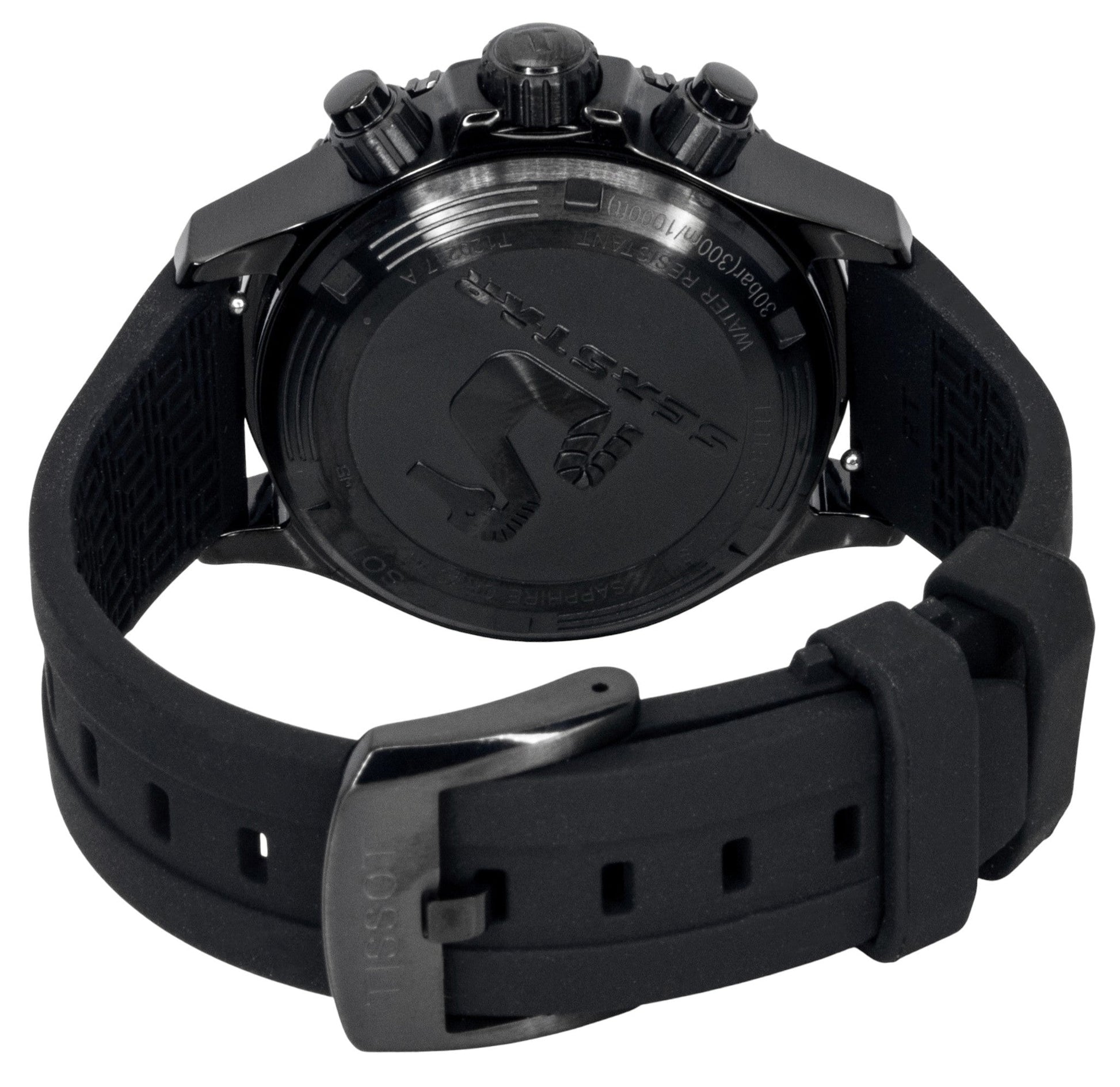 Tissot SeaStar 1000 Chronograph Synthetic Strap Black Dial Quartz Diver's T120.217.37.061.00 300M Men's Watch - Prestige Stones
