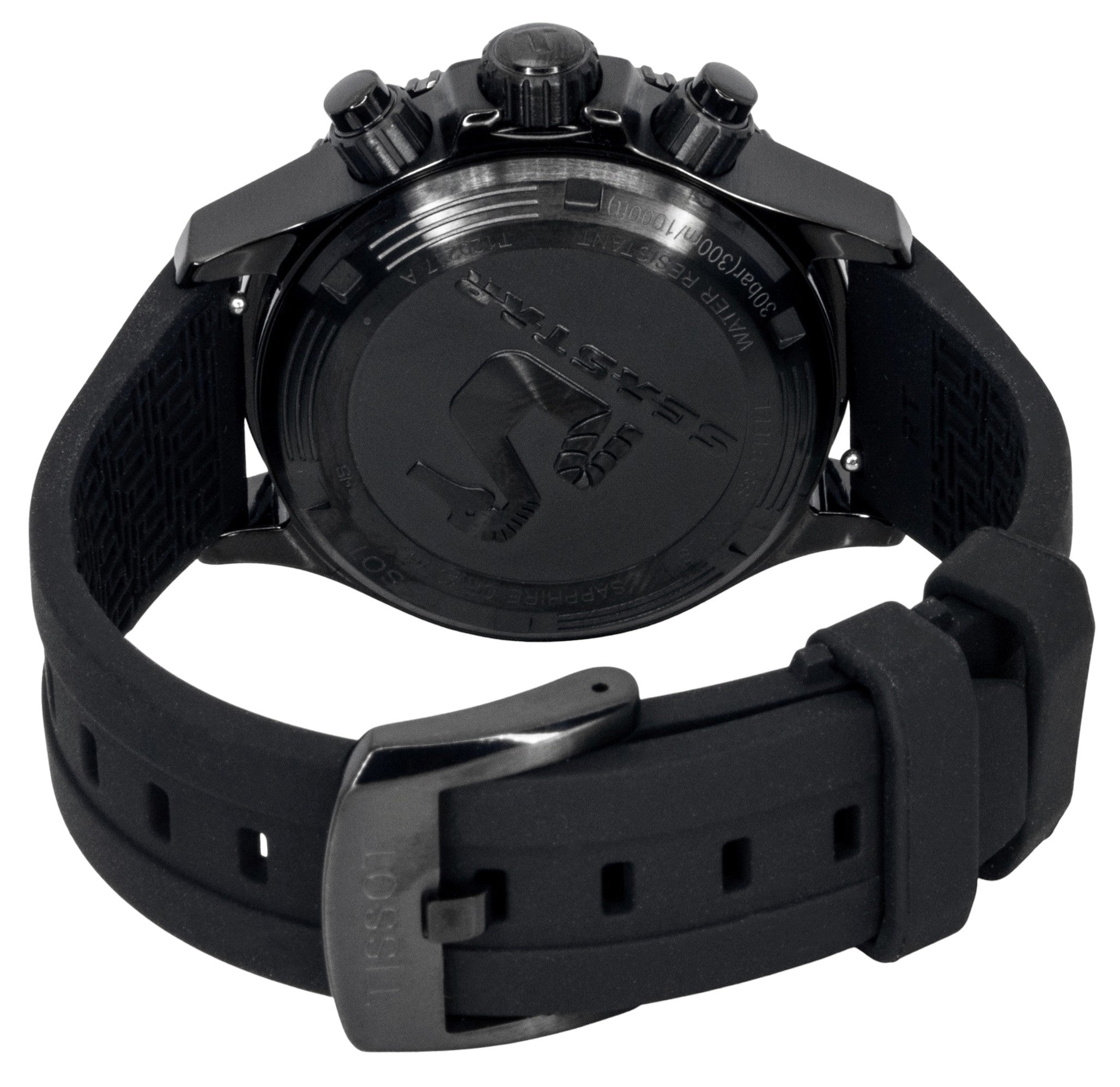 Tissot SeaStar 1000 Chronograph Synthetic Strap Black Dial Quartz Diver's T120.217.37.061.00 300M Men's Watch - Prestige Stones