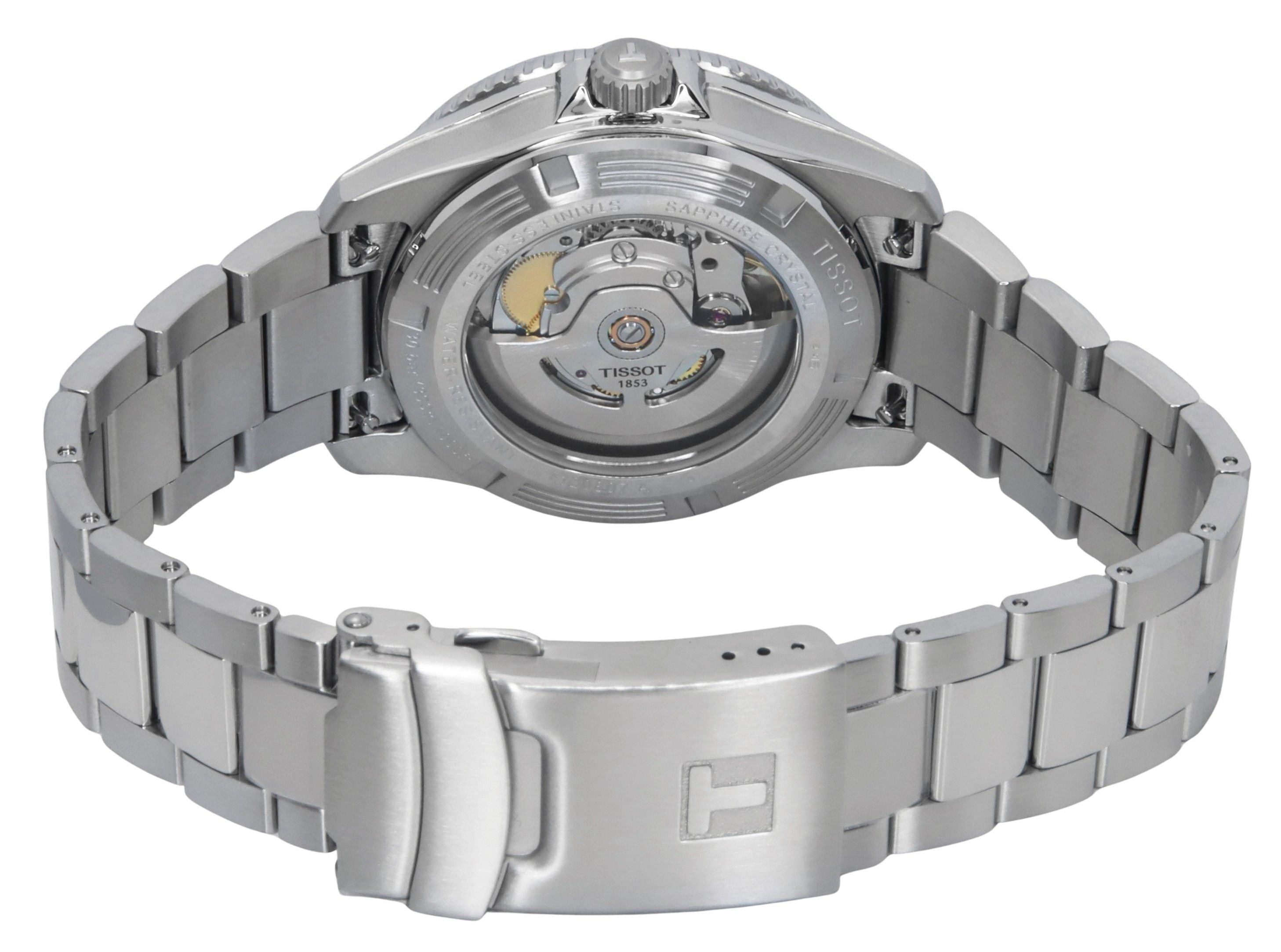 Tissot Seastar 1000 Powermatic 80 Turquoise Dial Automatic Diver's T120.807.11.091.00 300M Men's Watch - Prestige Stones