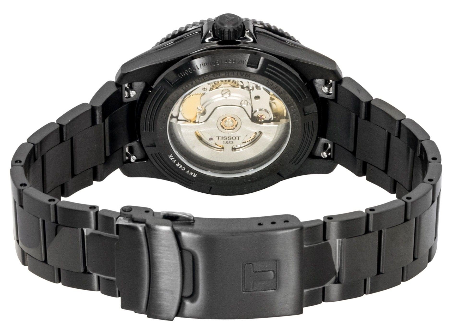 Tissot Seastar 1000 Stainless Steel Grey And Black Dial Automatic Diver's T120.807.33.051.00 300M Men's Watch - Prestige Stones
