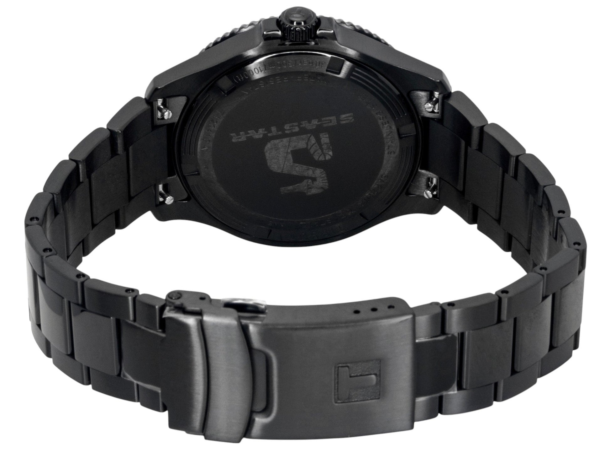 Tissot SeaStar 1000 Stainless Steel Red And Black Dial Quartz T120.410.33.421.00 300M Men's Watch - Prestige Stones