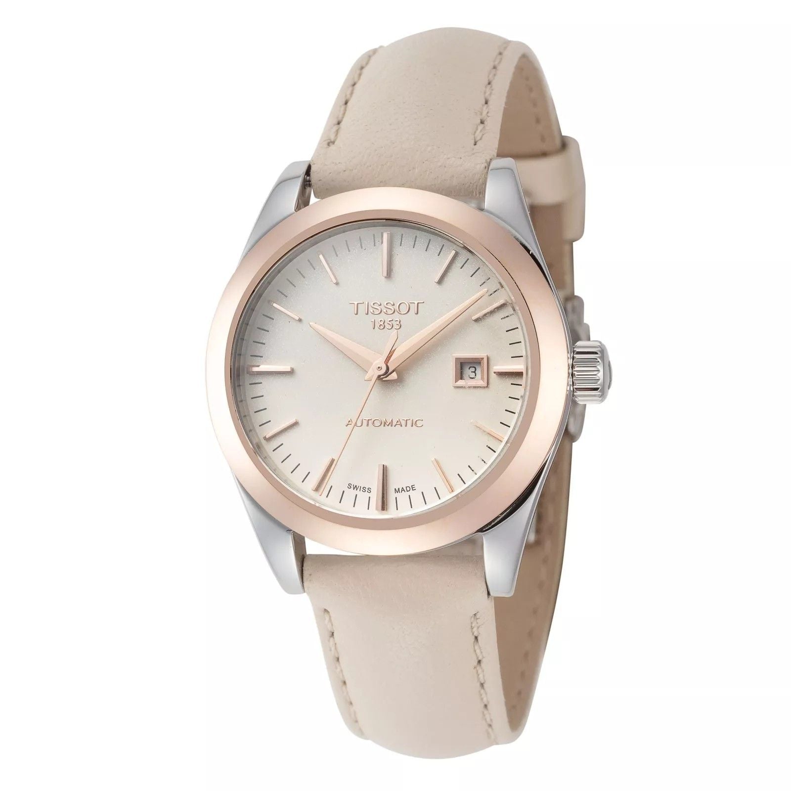 Tissot T - My Lady 18K Gold Automatic T930.007.46.261.00 T9300074626100 Women's Watch - Prestige Stones