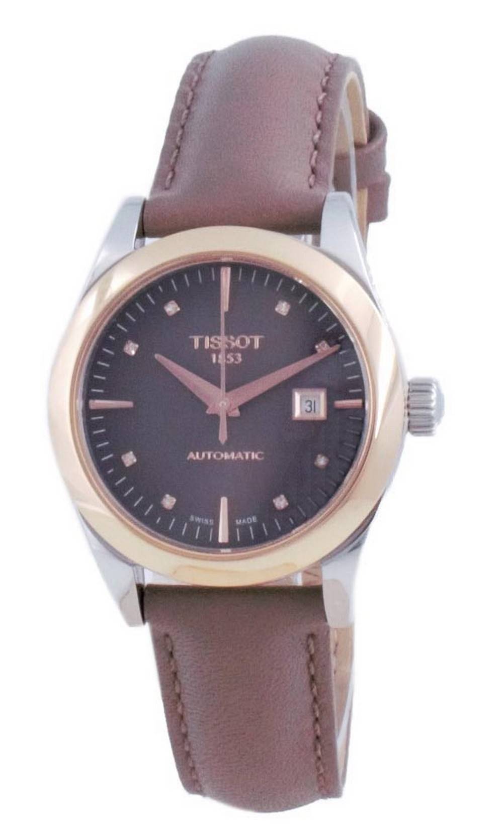 Tissot T - My Lady 18K Gold Diamond Accents Automatic T930.007.46.296.00 T9300074629600 Women's Watch - Prestige Stones