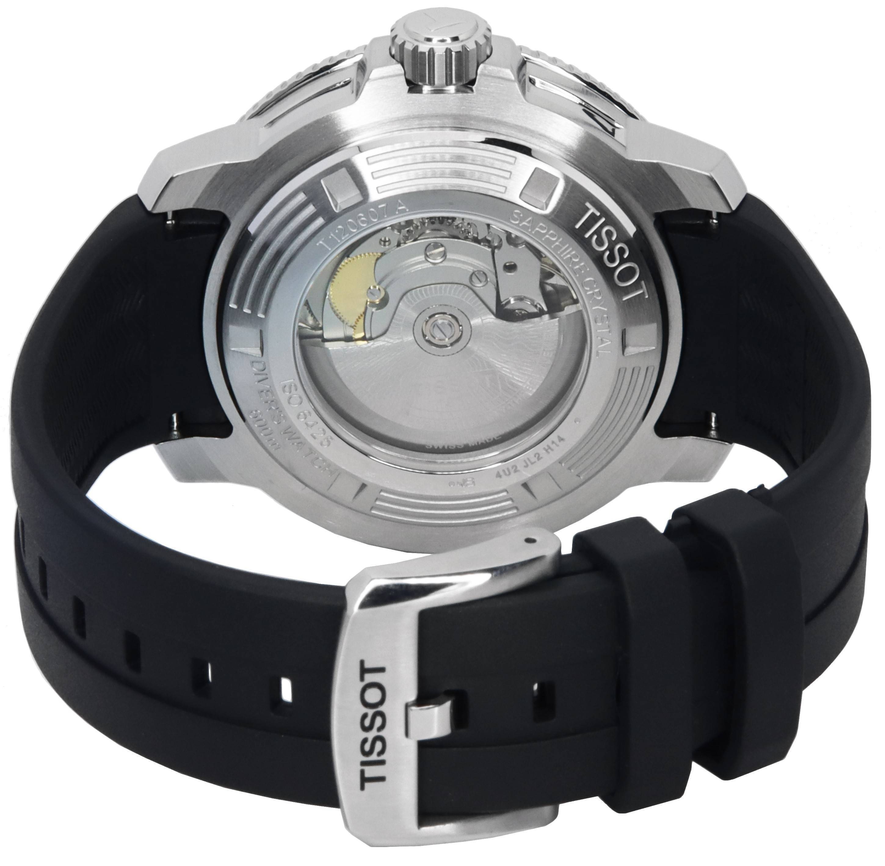 Tissot T - Sport Seastar 2000 Professional Powermatic 80 Diver's T120.607.17.441.01 T1206071744101 600M Men's Watch - Prestige Stones
