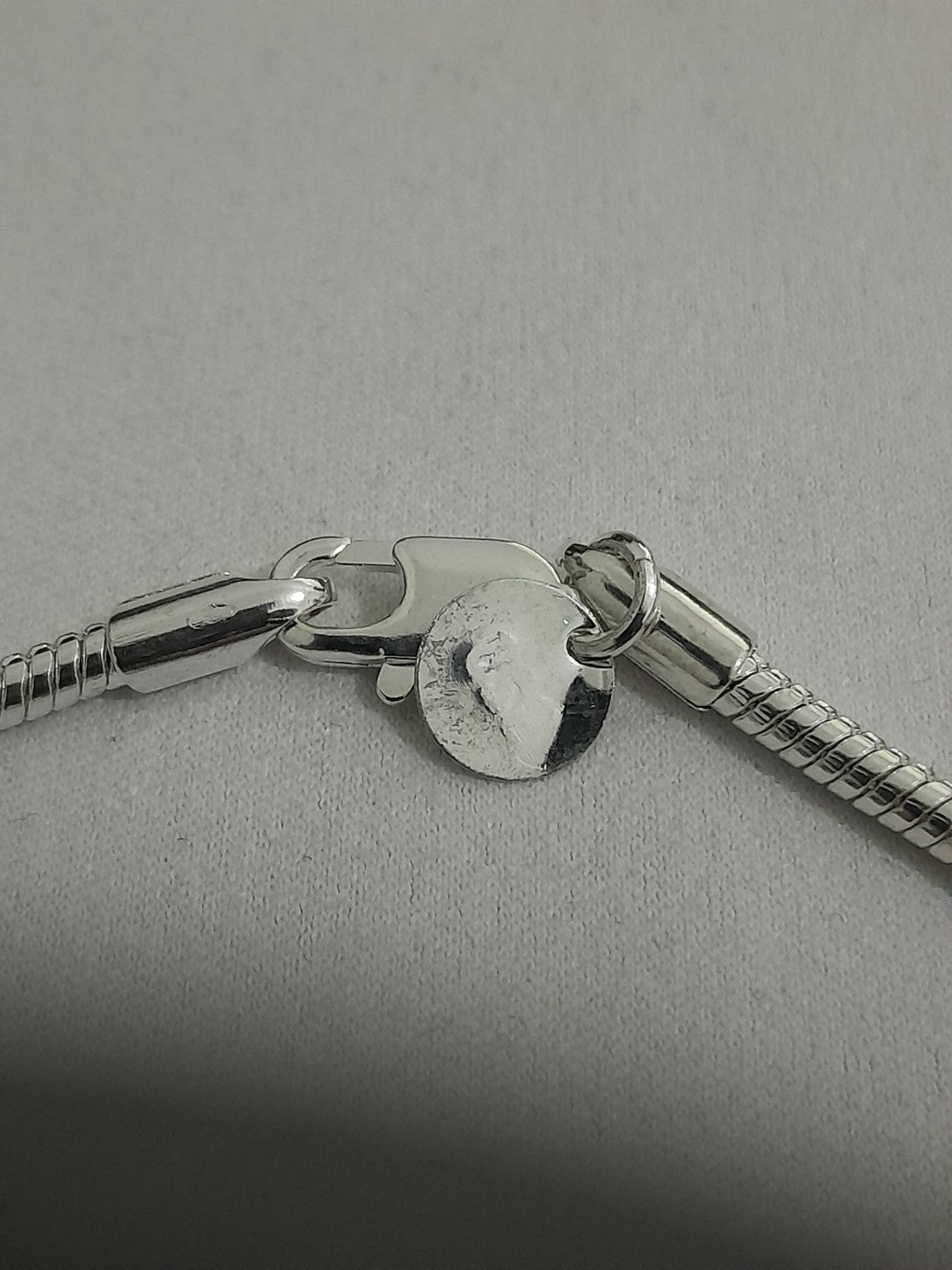 Two - Tone Heart Sparkle Charm Bracelet - Prestige Stones