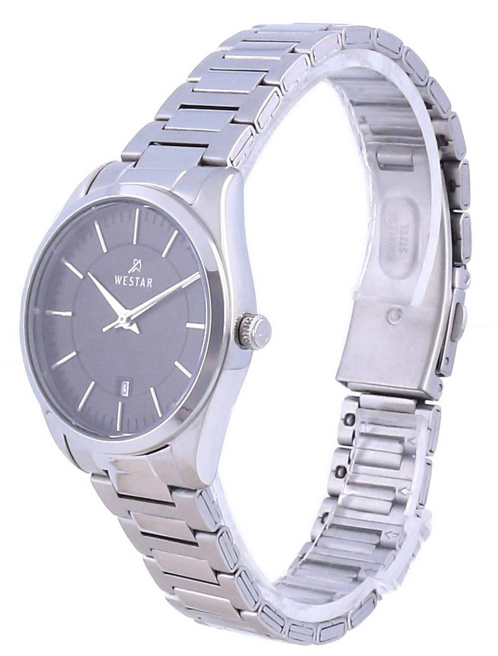 Westar Black Dial Stainless Steel Quartz 40213 STN 103 Women's Watch - Prestige Stones