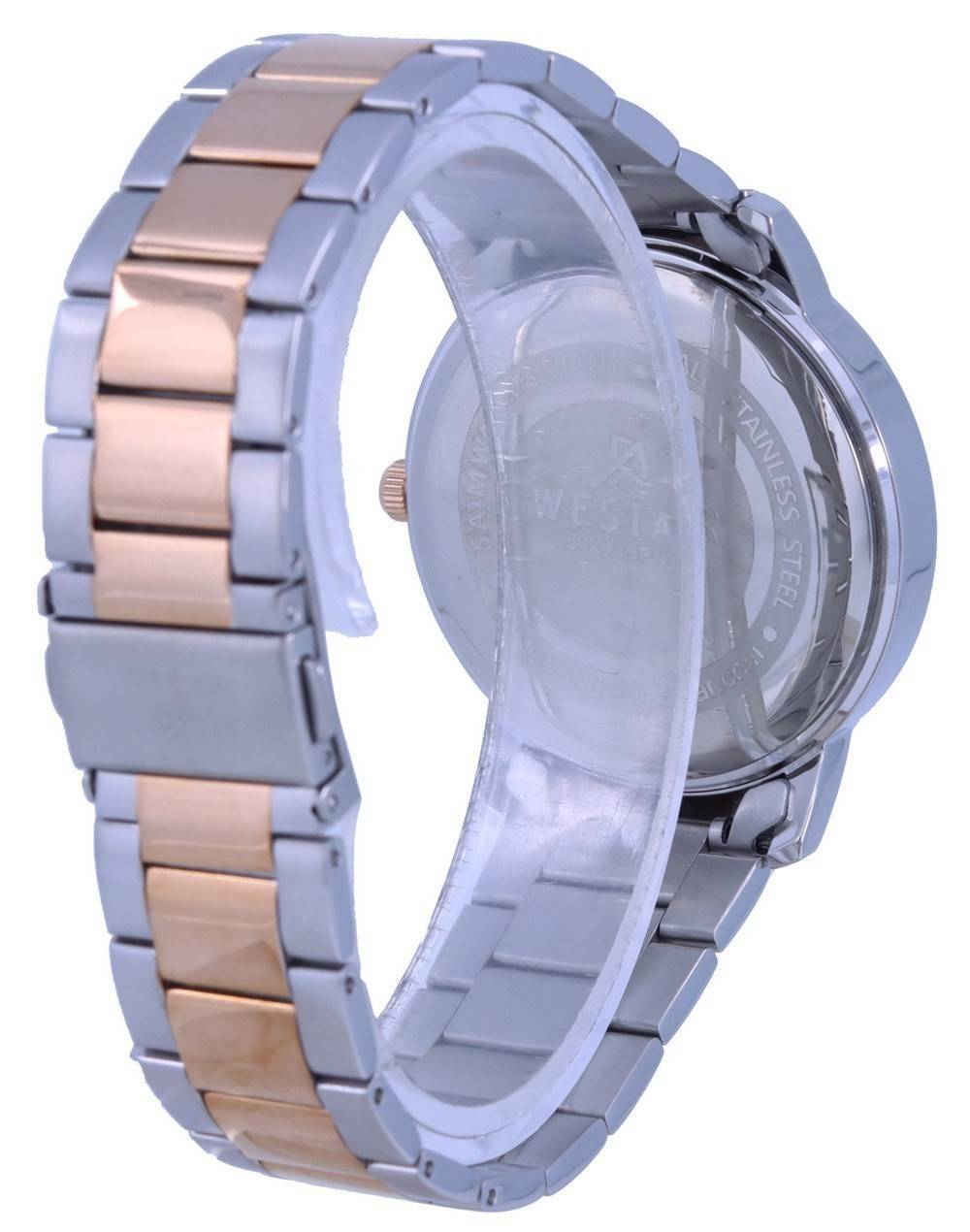 Westar Black Dial Two Tone Stainless Steel Quartz 50243 SPN 603 Men's Watch - Prestige Stones