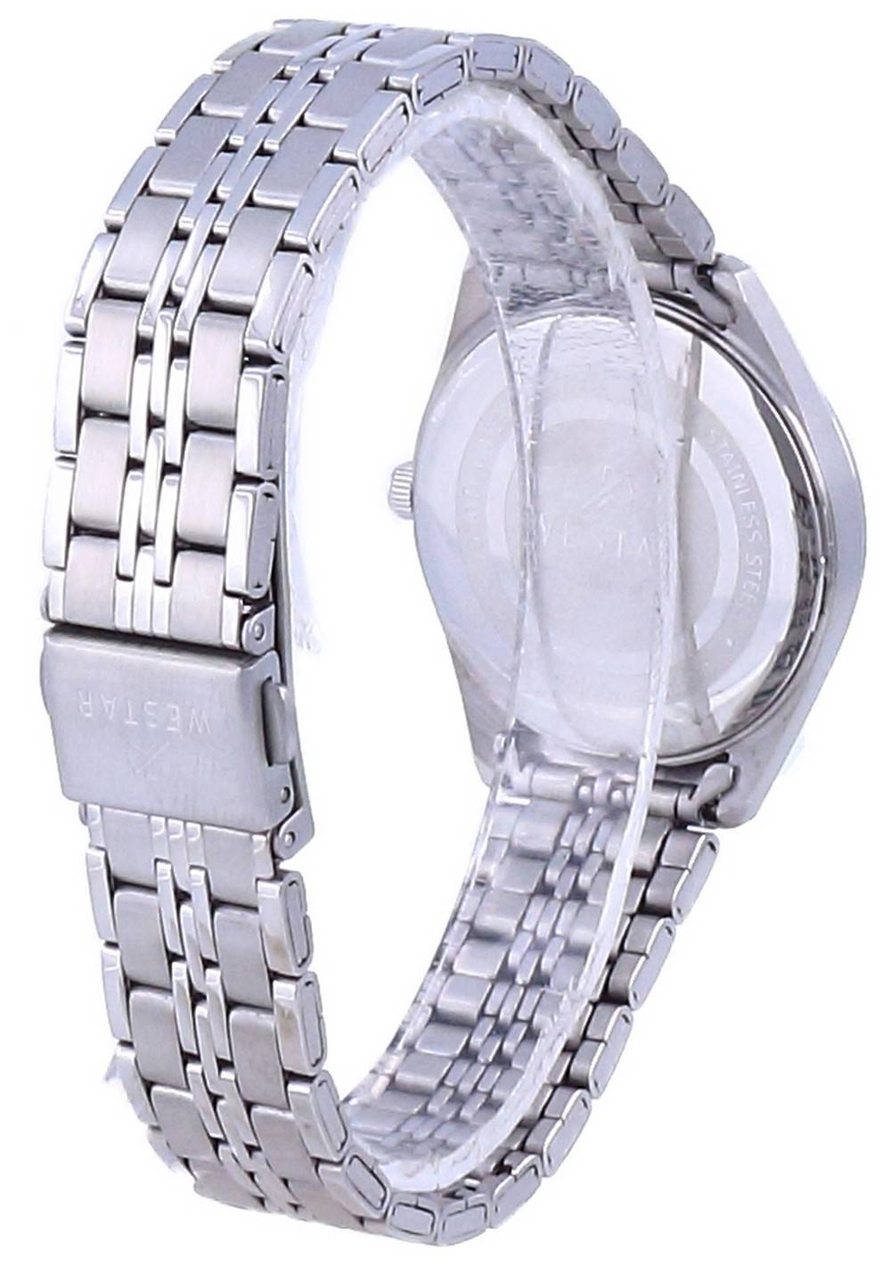 Westar Blue Dial Stainless Steel Quartz 40210 STN 104 Women's Watch - Prestige Stones