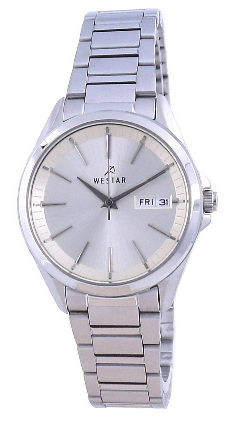 Westar Champagne Dial Stainless Steel Quartz 40212 STN 102 Women's Watch - Prestige Stones
