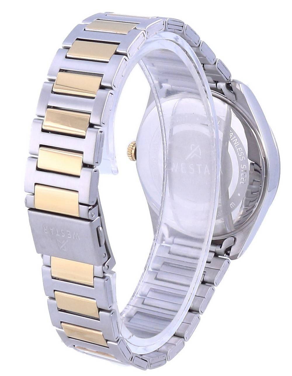 Westar Champagne Dial Two Tone Stainless Steel Quartz 50213 CBN 102 Men's Watch - Prestige Stones