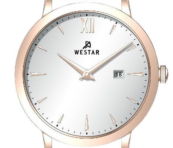 Westar Profile Leather Strap Silver Dial Quartz 50214PPN627 Men's Watch - Prestige Stones