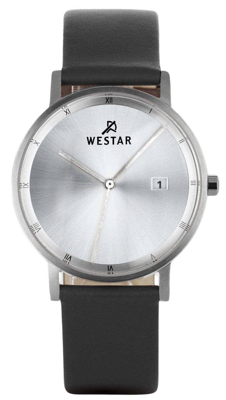Westar Profile Leather Strap Silver Dial Quartz 50221STN107 Men's Watch - Prestige Stones