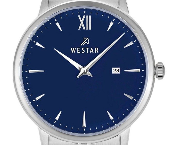 Westar Profile Stainless Steel Blue Dial Quartz 40215STN104 Women's Watch - Prestige Stones