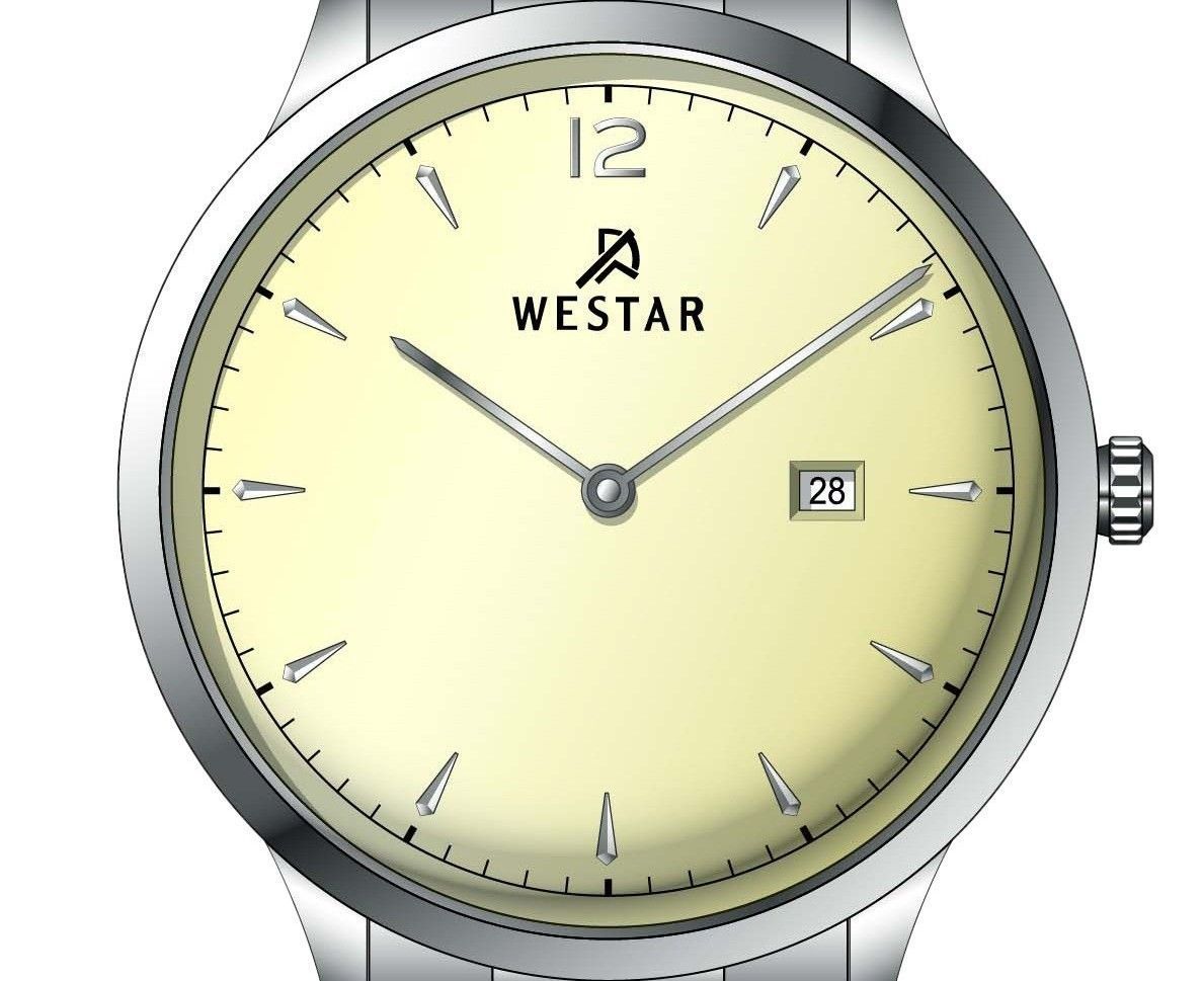 Westar Profile Stainless Steel Light Champagne Dial Quartz 50218STN102 Men's Watch - Prestige Stones