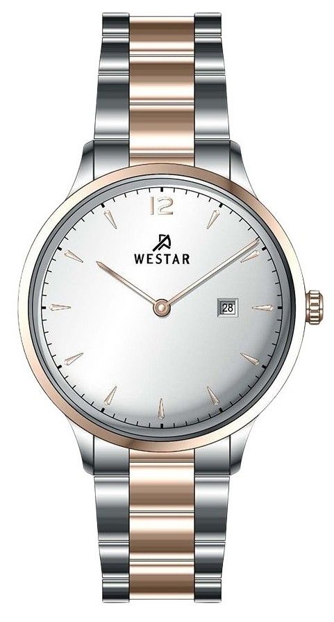 Westar Profile Stainless Steel Silver Dial Quartz 40218SPN607 Women's Watch - Prestige Stones