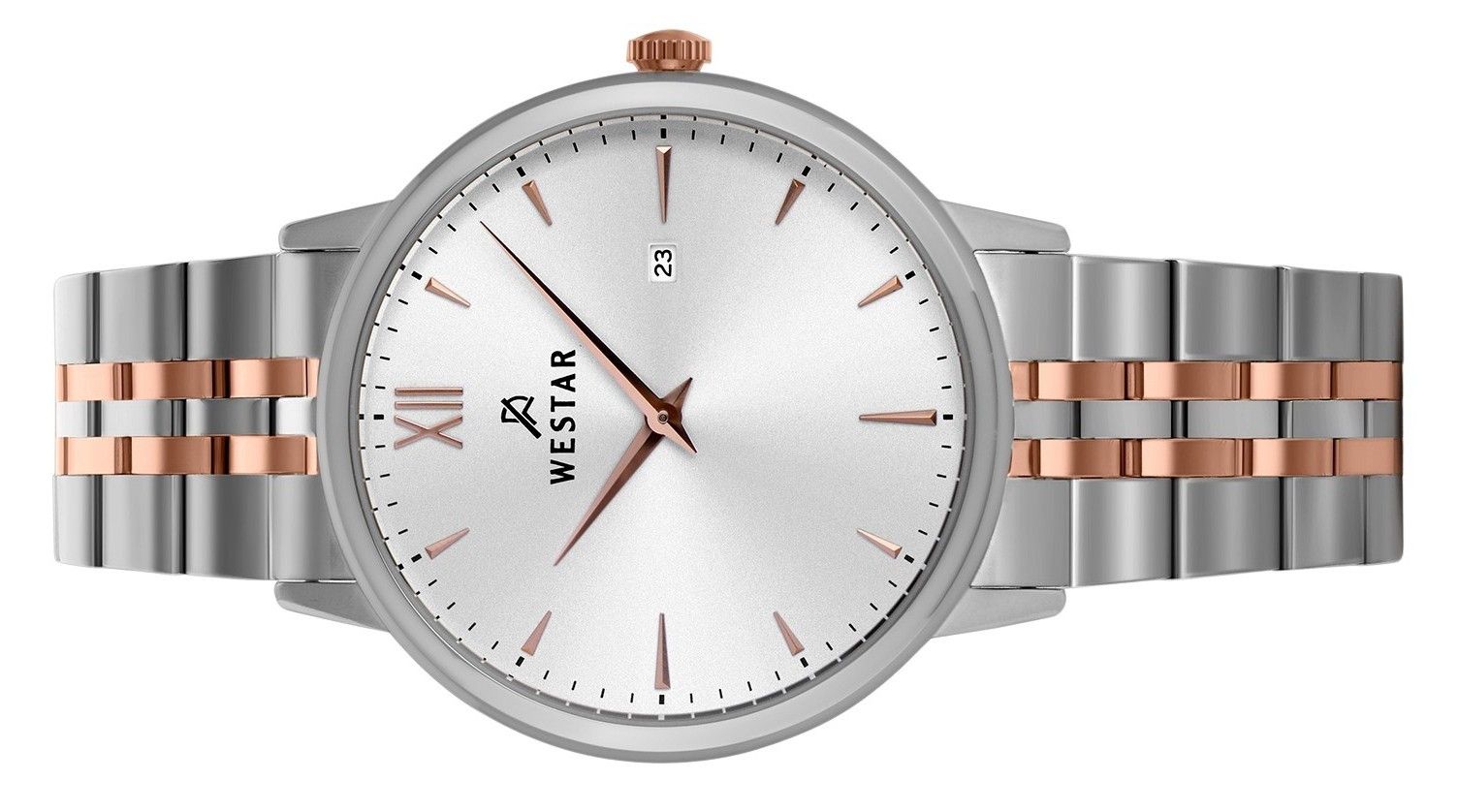 Westar Profile Stainless Steel Silver Dial Quartz 50215SPN607 Men's Watch - Prestige Stones