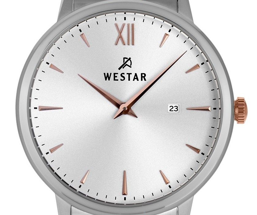 Westar Profile Stainless Steel Silver Dial Quartz 50215SPN607 Men's Watch - Prestige Stones