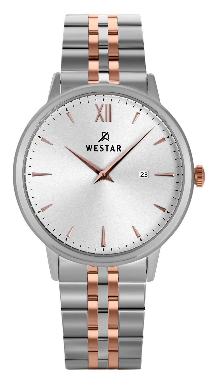Westar Profile Stainless Steel Silver Dial Quartz 50215SPN607 Men's Watch - Prestige Stones