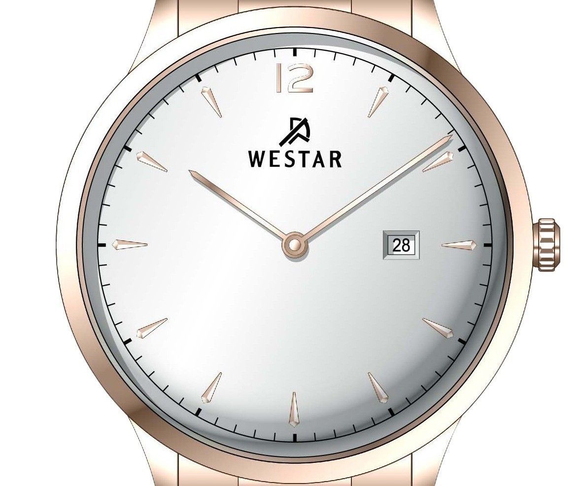 Westar Profile Stainless Steel Silver Dial Quartz 50218PPN607 Men's Watch - Prestige Stones