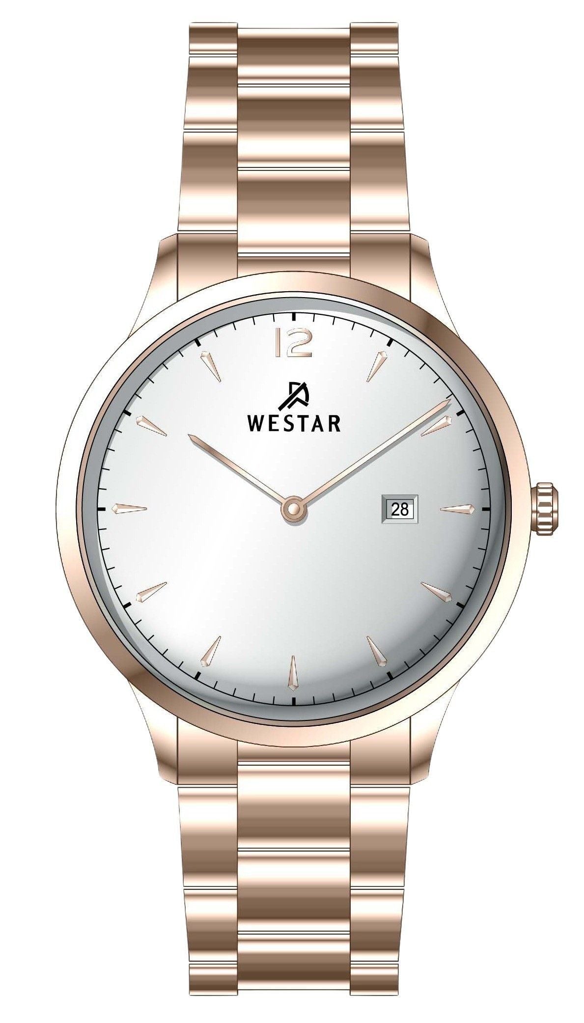 Westar Profile Stainless Steel Silver Dial Quartz 50218PPN607 Men's Watch - Prestige Stones