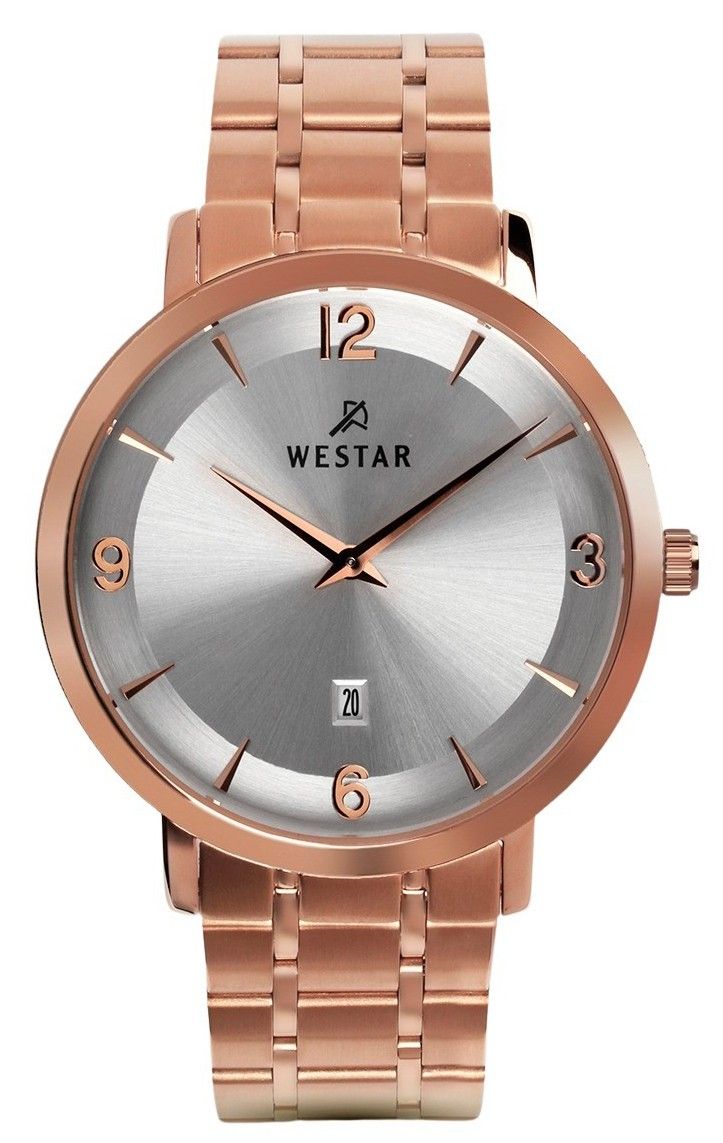 Westar Profile Stainless Steel Silver Dial Quartz 50220PPN607 Men's Watch - Prestige Stones