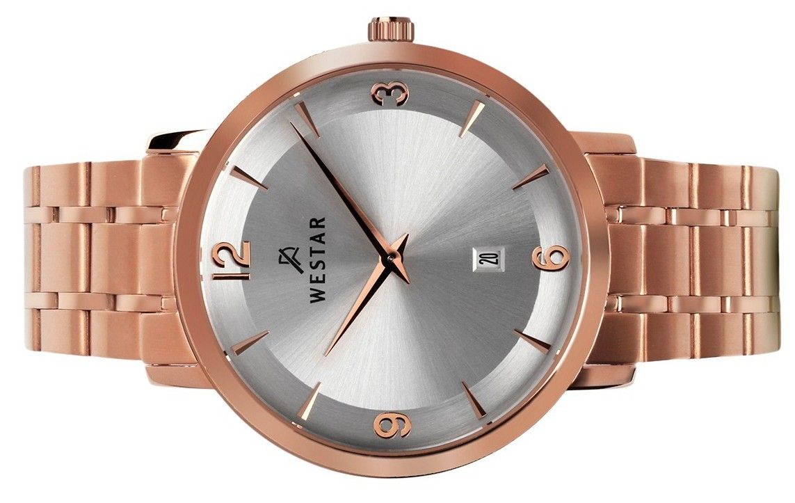 Westar Profile Stainless Steel Silver Dial Quartz 50220PPN607 Men's Watch - Prestige Stones