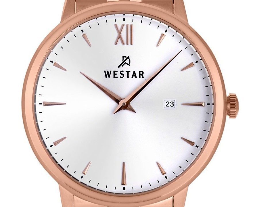 Westar Profile Stainless Steel White Dial Quartz 50215PPN601 Men's Watch - Prestige Stones