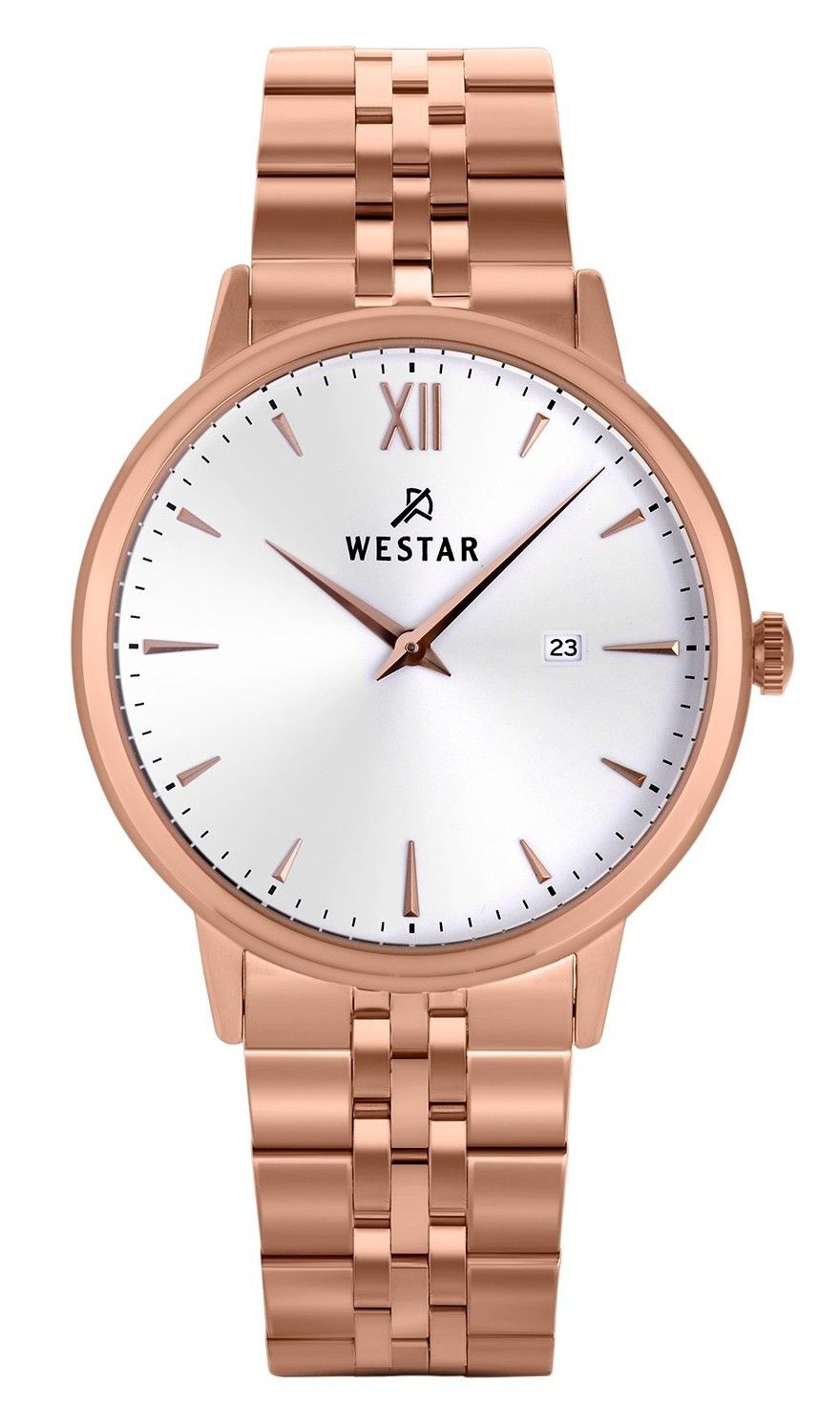 Westar Profile Stainless Steel White Dial Quartz 50215PPN601 Men's Watch - Prestige Stones