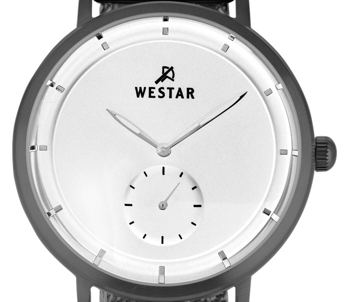 Westar Profile Stainless Steel White Dial Quartz 50247GGN107 Men's Watch - Prestige Stones
