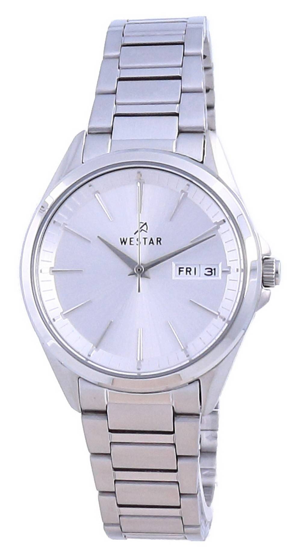Westar Silver Dial Stainless Steel Quartz 40212 STN 107 Women's Watch - Prestige Stones