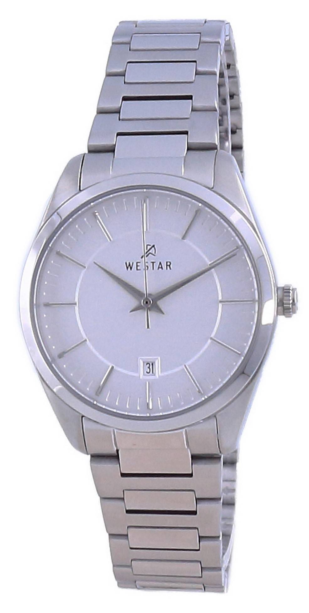 Westar Silver Dial Stainless Steel Quartz 40213 STN 107 Women's Watch - Prestige Stones