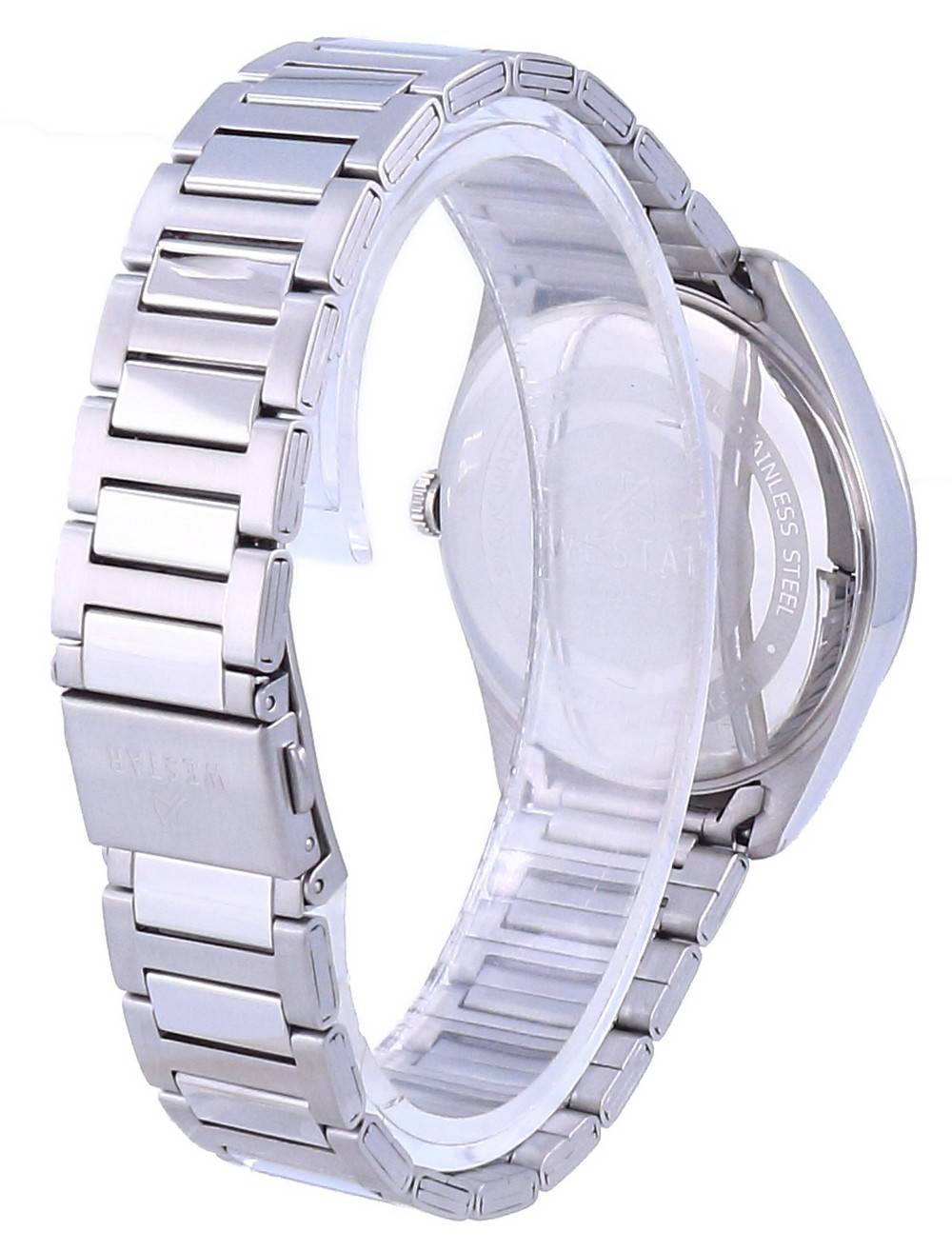 Westar Silver Dial Stainless Steel Quartz 50213 STN 107 Men's Watch - Prestige Stones