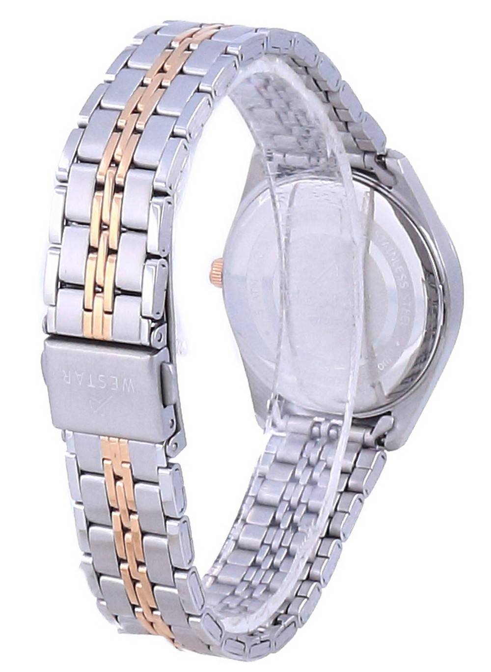 Westar Silver Dial Two Tone Stainless Steel Quartz 40210 SPN 607 Women's Watch - Prestige Stones