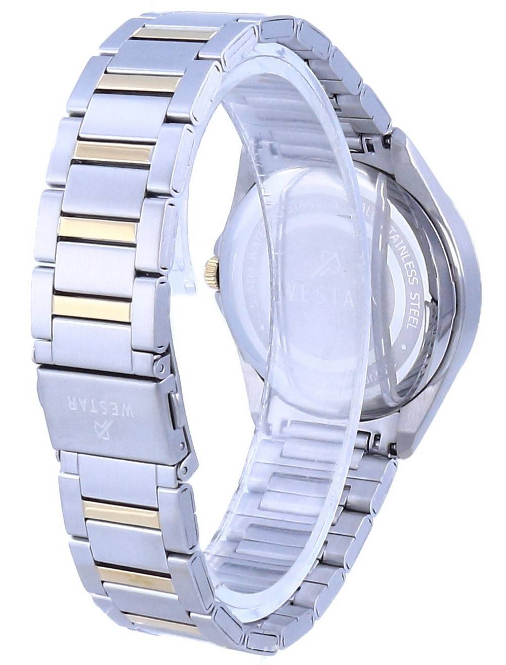 Westar Silver Dial Two Tone Stainless Steel Quartz 40212 CBN 107 Women's Watch - Prestige Stones