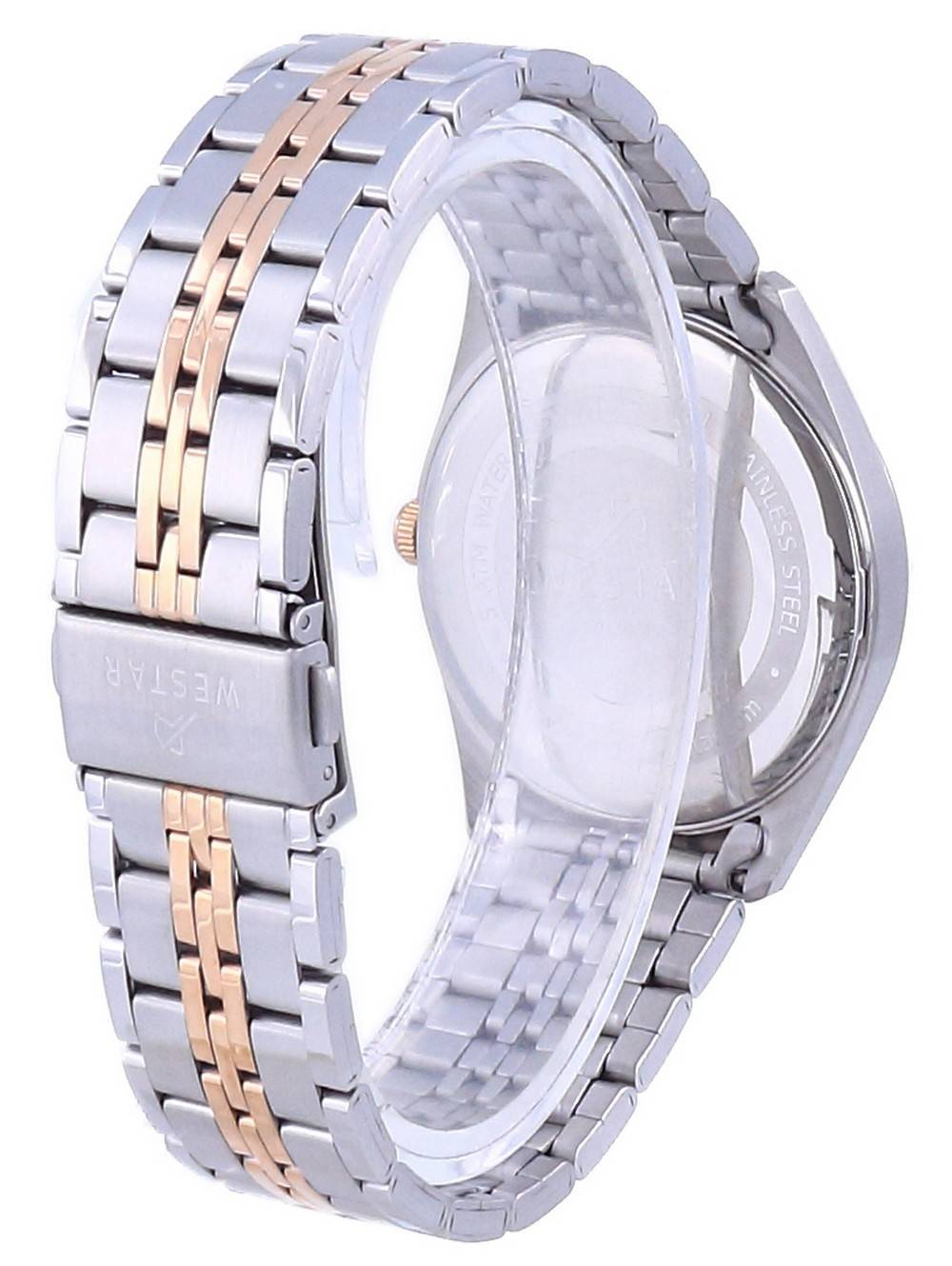 Westar Silver Dial Two Tone Stainless Steel Quartz 50210 SPN 607 Men's Watch - Prestige Stones