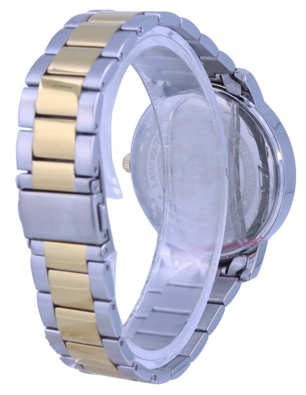Westar Silver Dial Two Tone Stainless Steel Quartz 50243 CBN 102 Men's Watch - Prestige Stones