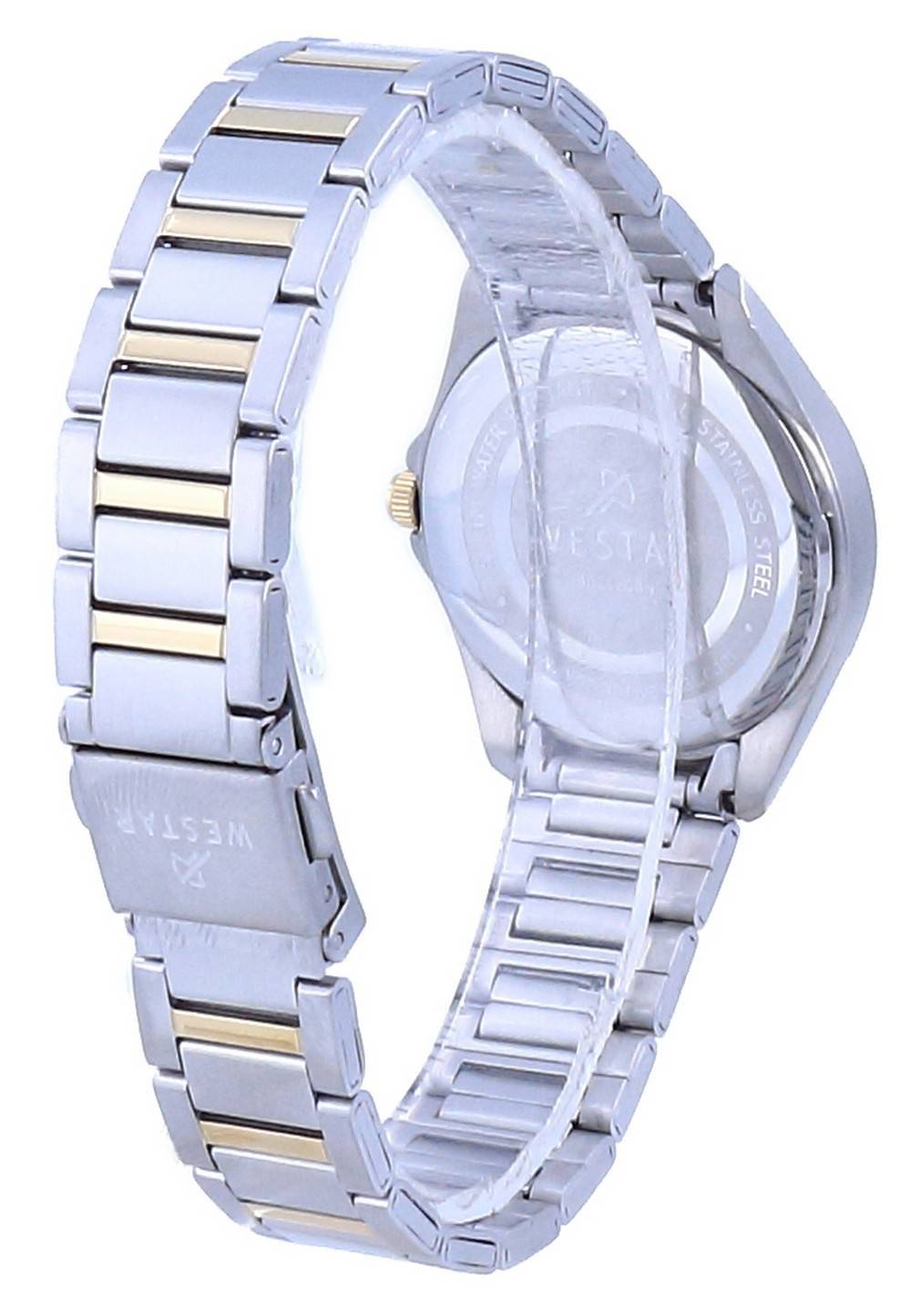 Westar White Dial Two Tone Stainless Steel Quartz 40212 CBN 101 Women's Watch - Prestige Stones