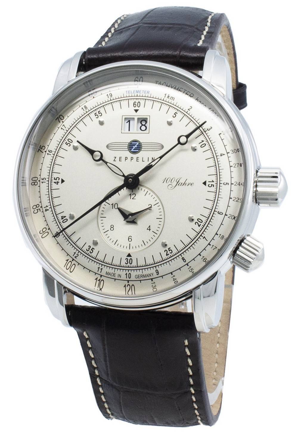 Zeppelin 100 Jahre 7640 - 1 76401 Quartz Tachymeter Men's Watch - Prestige Stones
