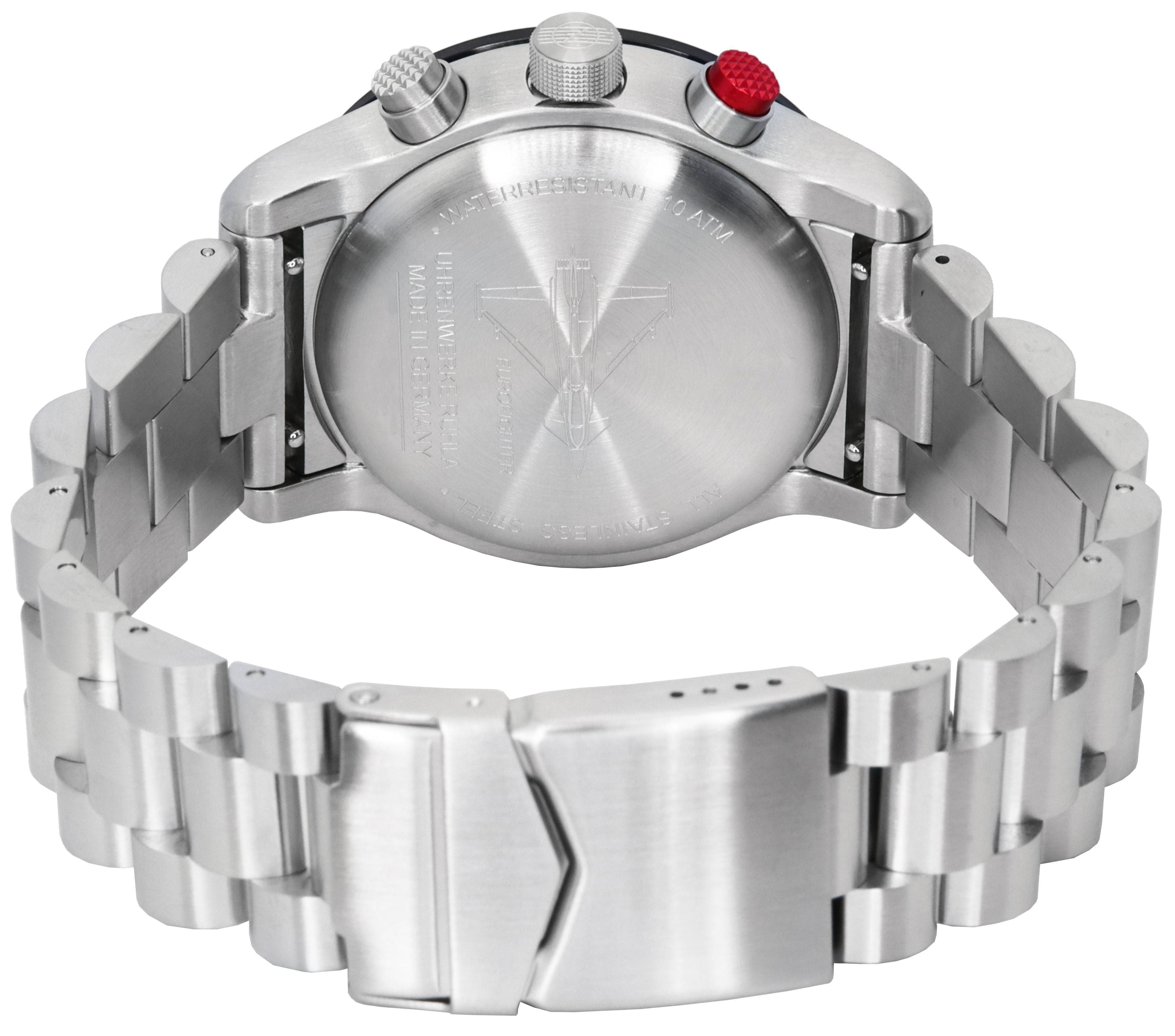 Zeppelin Eurofighter Typhoon Chronograph Beige Luminous Dial Quartz 7298M - 5 7298M5 100M Men's Watch - Prestige Stones