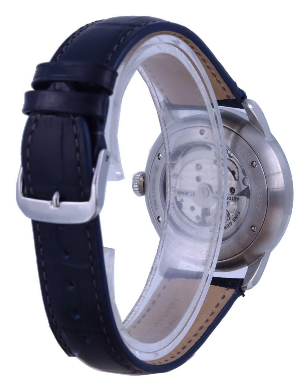 Zeppelin Flatline Open Heart Blue Dial Leather Strap Automatic 7364 - 3 73643 Men's Watch - Prestige Stones