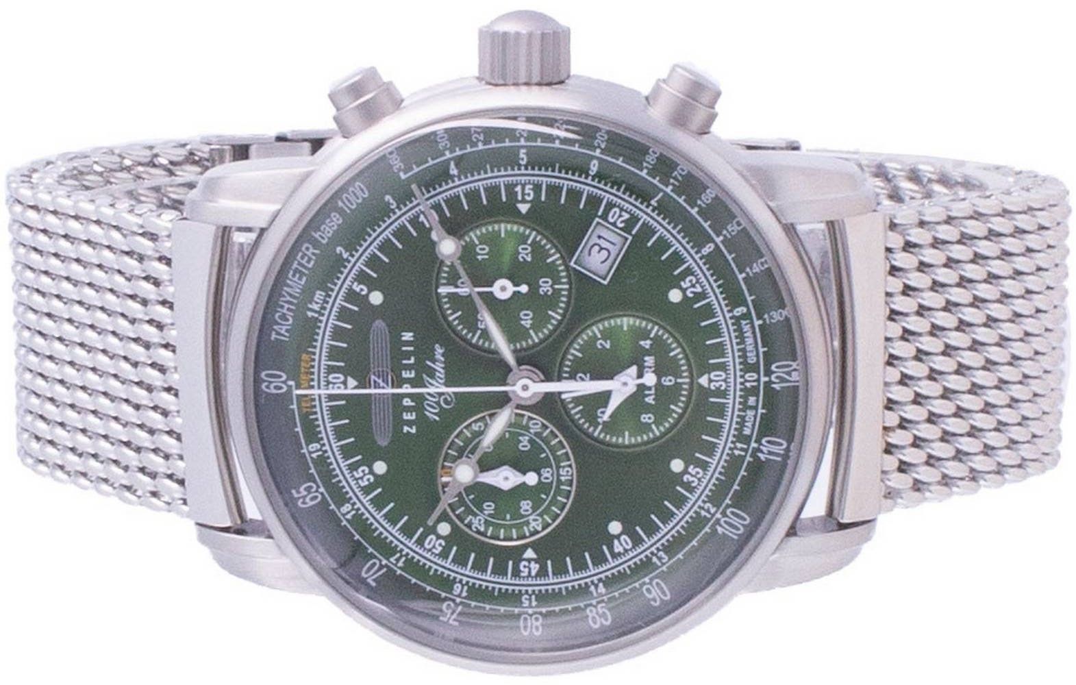 Zeppelin Jahre 100 Years Edition Chronograph Quartz 8680M - 4 8680M4 Men's Watch - Prestige Stones