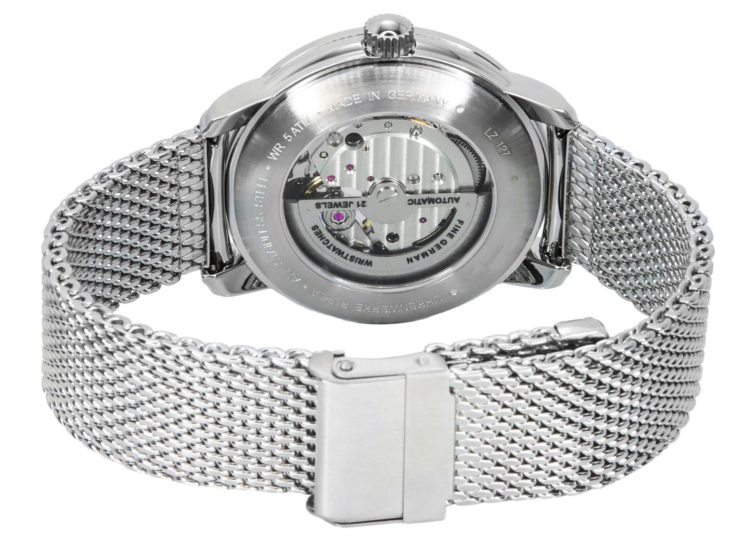 Zeppelin LZ 127 Graf Stainless Steel Open Heart Beige Dial Automatic 7666M5 Men's Watch - Prestige Stones