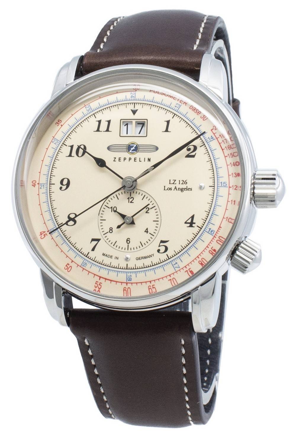 Zeppelin LZ126 Los Angeles 8644 - 5 86445 Quartz Pulsometer Men's Watch - Prestige Stones