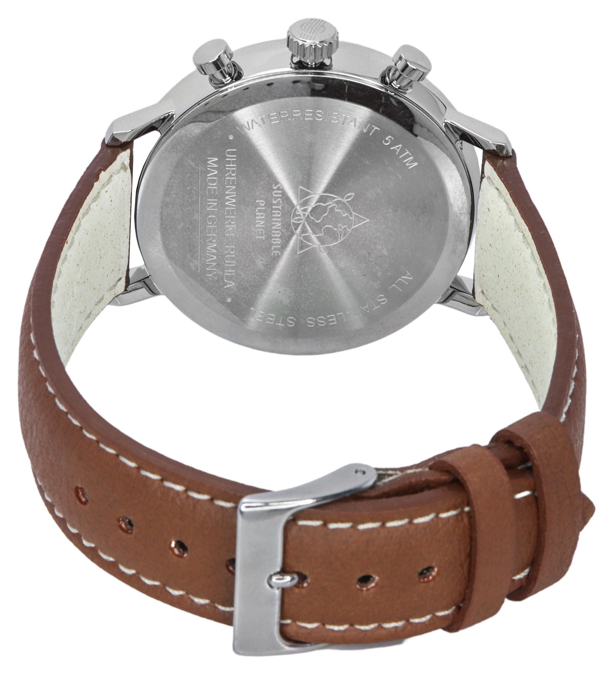 Zeppelin LZ129 Hindenburg Chronograph Dark Green Biogranulate Dial Solar 80864N Men's Watch - Prestige Stones