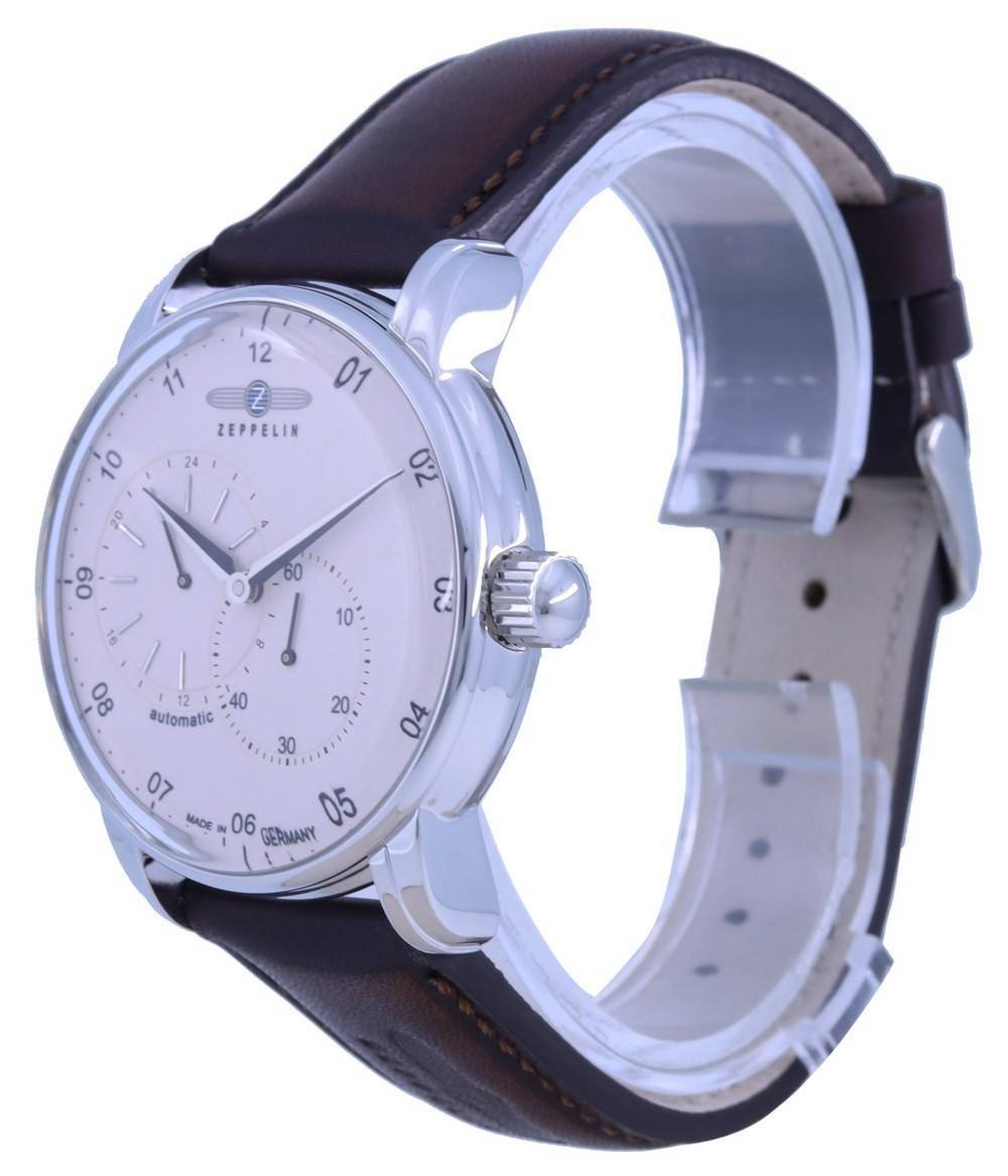 Zeppelin New Captain's Line Beige Dial Automatic 8662 - 5 86625 Men's Watch - Prestige Stones