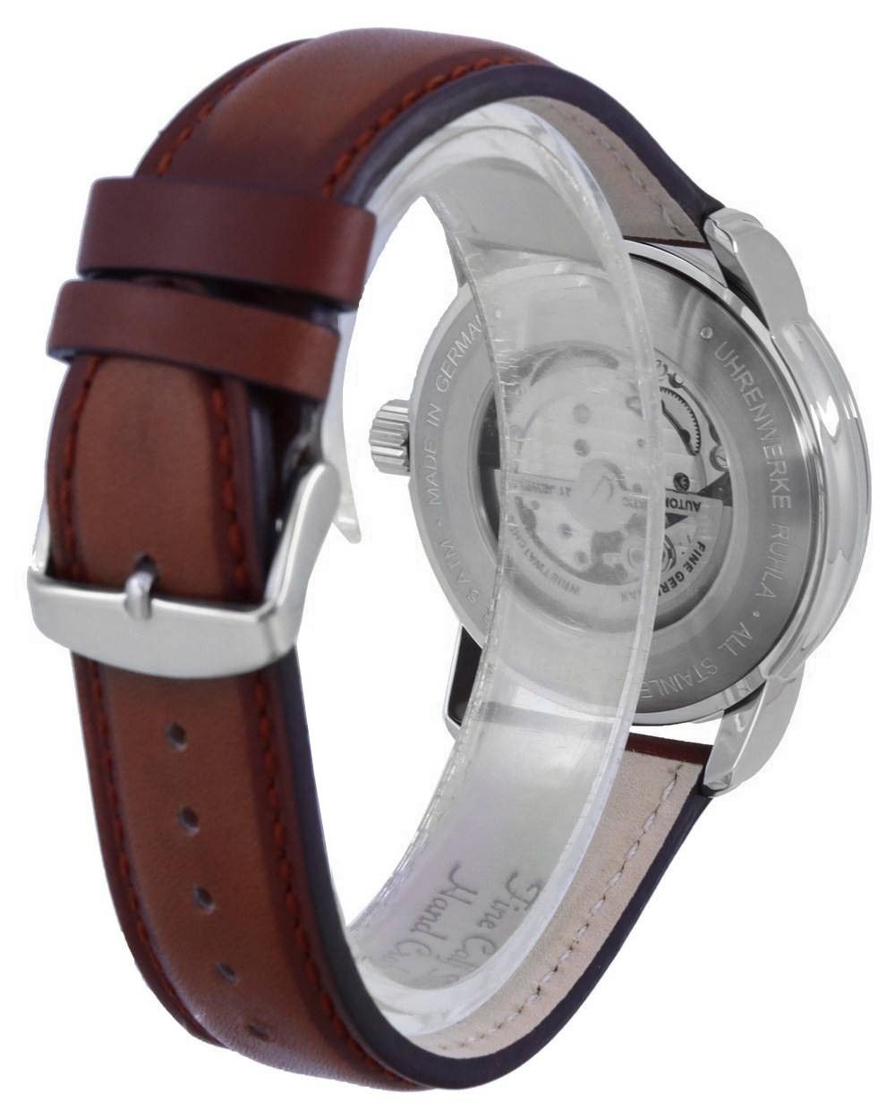 Zeppelin New Captain's Line Leather Strap Automatic 8662 - 1 86621 Men's Watch - Prestige Stones