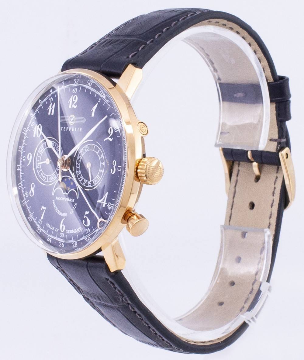 Zeppelin Series LZ 129 Hindenburg Germany Made 7038 - 3 70383 Men's Watch - Prestige Stones